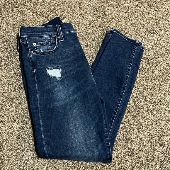 7 For All Mankind Denim - 7 For All Mankind High Waist Gwenevere jeans